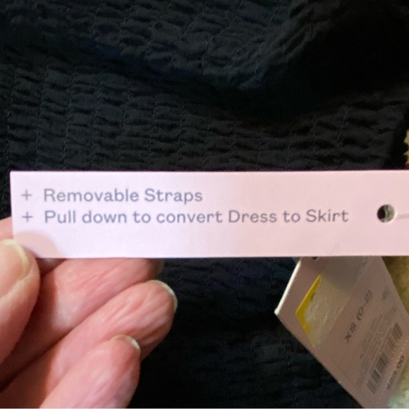 WILD FABLE NWT Black Dress or Maxi Skirt Sz CS Elastic Tube top Slit Skirt - Picture 8 of 8